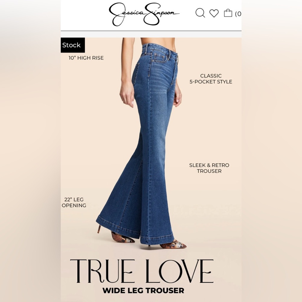 Jessica Simpson Wide Leg jean